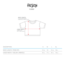 Load image into Gallery viewer, Baby Girl Collegiate Crop Top