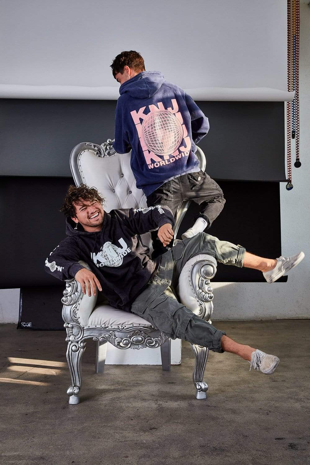 KNJ Worldwide Vintage Black Hoodie – thirdlovenq2.com