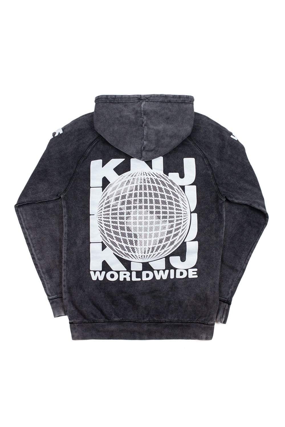 KNJ Worldwide Vintage Black Hoodie – thirdlovenq2.com